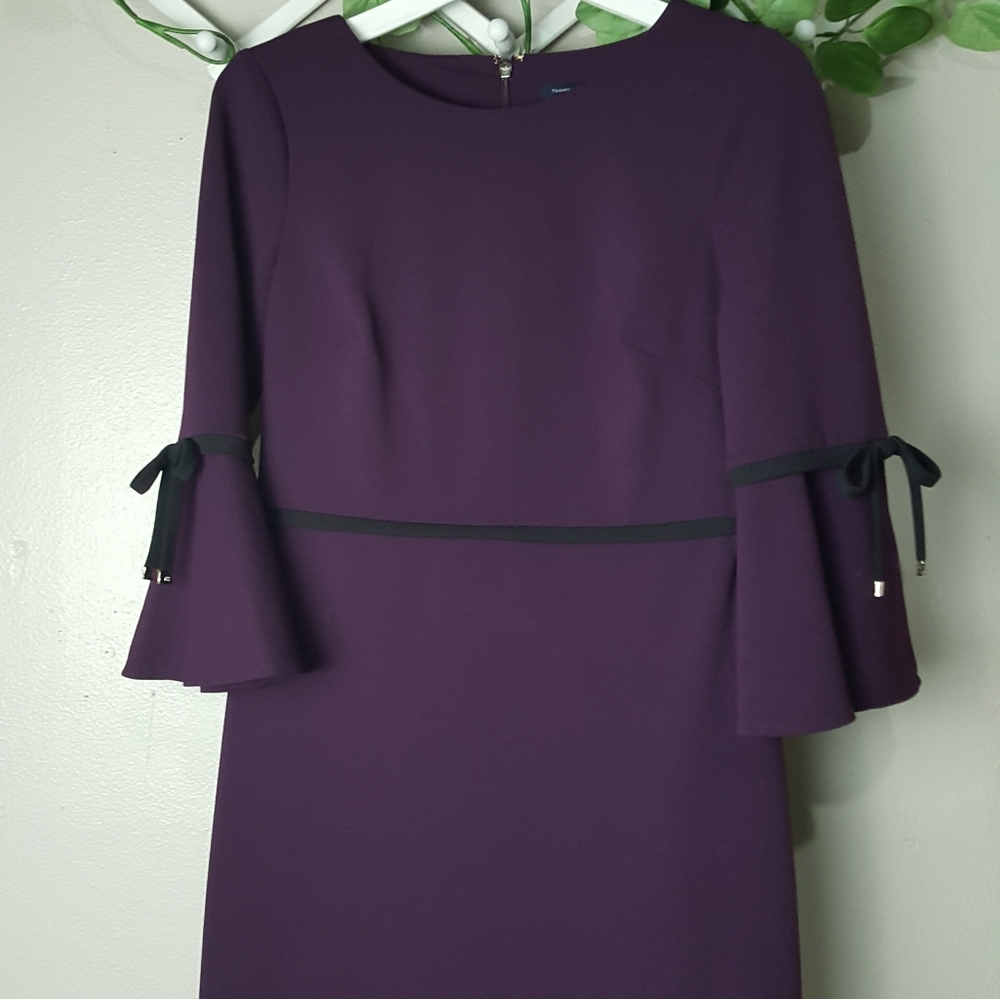 Tommy Hilfiger bell sleeves dress size 6 - Picture 5 of 7